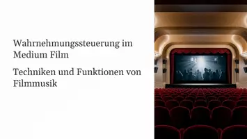 Vorschau - Fördermaterial/Inklusion - Präsentation: Wahrnehmungssteuerung im Medium Film – als PDF und PowerPoint-Datei - Seite 1