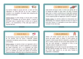 Vista previa - Tarjetas / Manipulativos - LLAVERO SOBRE TÉCNICAS DE APRENDIZAJE COOPERATIVO - página 2