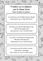 anteprima - Esercizi - Problemi addizioni classe terza - Pagina 2