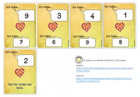 Vorschau - Spiele - Rechenspiel "Ich habe wer hat?" verliebte Zahlen - Seite 3