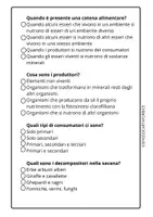 anteprima - Compiti in classe/Test - Scienze classe quarta - Gli ecosistemi - Pagina 3