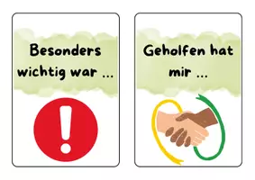 Vorschau - Bildkarten - Feedback-Karten für SuS ( Stundenreflexion) - Deckblatt