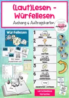 Vorschau - Präsentationen/Tafelbilder - (Laut)Lesen - Würfellesen - Deckblatt