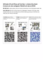 förhandsvisning - FÅGLAR med fågelläten, minikort med QR-koder + faktakort - sida 1