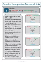Vorschau - Arbeitsblätter - Fachausdrücke Grundrechnungsarten - Rätsel, 2 Arbeitsblätter - Seite 3