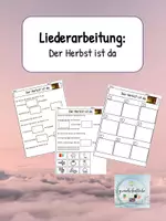 Vorschau - Arbeitsblätter - Der Herbst ist da: Arbeitsblätter + Tafelmaterial - Deckblatt