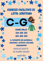 anteprima - Esercizi - CIA-CIO-CIU-GIA-GIO-GIU - Esercizi facilitati - Pagina di copertina