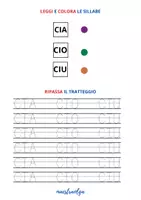 anteprima - Esercizi - CIA-CIO-CIU-GIA-GIO-GIU - Esercizi facilitati - Pagina 3