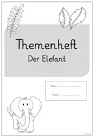 Vorschau - Arbeitsblätter - Themenheft/Selbstlernheft Elefant ab Klasse 2 - Seite 2