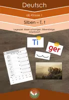 Vorschau - Arbeitsblätter - Silben: Legespiel und Arbeitsblatt T, t - Deckblatt