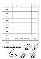 anteprima - Esercizi - Tabelline 4-5 - Pagina 1