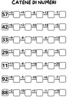 anteprima - Esercizi - Catene dei numeri per la seconda elementare - Pagina 3