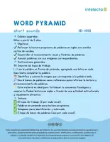 Vista previa - Hojas de trabajo - Word pyramid short sounds - página 2