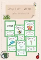Vorschau - Spiele - Englisch: Spring - I have ... who has ... ? - Deckblatt