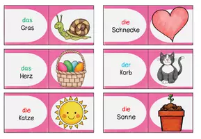Vorschau - Spiele - Lesespiel/domino Frühling - Seite 2