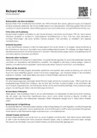 Vorschau - Arbeitsblätter - Richard Meier (Infotext und Übungen) - Deckblatt