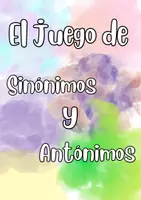 Vista previa - Tarjetas / Manipulativos - Juego de mesa de sinónimos y antónimos - Portada
