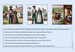Vorschau - Arbeitsblätter - THE AMISH AND MENNONITES - Seite 2