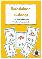 Vorschau - Merkblätter - Materialpaket Buchstaben- und Zahlenaushänge - Deckblatt