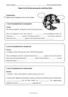 Vorschau - Arbeitsblätter - Regeln für die Zeichensetzung der wörtlichen Rede - Deckblatt