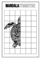 Vorschau - Arbeitsblätter - Symmetrie Mandala Tiere 32 Arbeitsblätter - Seite 1