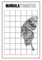 Vorschau - Arbeitsblätter - Symmetrie Mandala Tiere 32 Arbeitsblätter - Seite 2