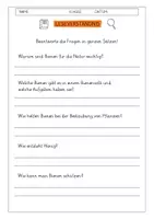 Vorschau - Arbeitsblätter - Leseverständnis 4. Klasse "Die Bienen- Kleine Helden der Natur" - Seite 1