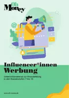 Vorschau - Stundenentwürfe - Unterrichtsidee zum Thema Influencer*innen Werbung - Deckblatt