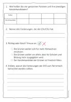 Vorschau - Arbeitsblätter - Die Wahlprogramme - Lesetext mit Fragen für die Grundschule - Seite 2