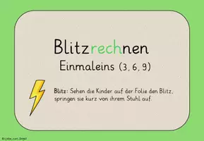 Vorschau - Spiele - Materialpaket Blitzrechnen Einmaleins (Digitale Tafel): Kl. 2 & 3 - Seite 2