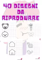 anteprima - Esercizi - 40 disegni da riprodurre - Pagina di copertina