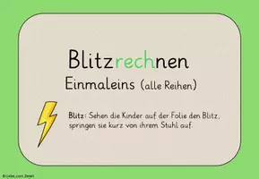Vorschau - Spiele - Materialpaket Blitzrechnen Einmaleins (Digitale Tafel): Kl. 2 & 3 - Seite 2