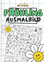 Vorschau - Mal- und Bastelvorlagen - Frühling AUSMALBILD - Deckblatt