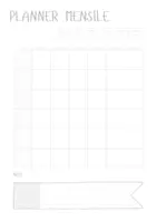 anteprima - Altro tipo di materiale - Planner mensile da stampare in PDF - Pagina 2