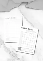 anteprima - Altro tipo di materiale - Planner mensile da stampare in PDF - Pagina di copertina
