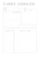 anteprima - Altro tipo di materiale - Planner giornaliero da stampare in PDF - Pagina 2