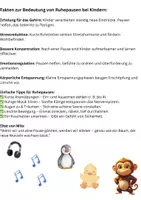 Vorschau - Interaktives Material - Die Ruhephasen - Bedeutung von Ruhephasen mit Übungen - Seite 1
