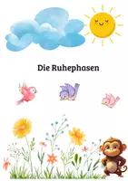 Vorschau - Interaktives Material - Die Ruhephasen - Bedeutung von Ruhephasen mit Übungen - Deckblatt