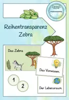Vorschau - Arbeitsblätter - Materialpaket Zebra - Seite 1