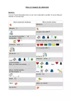 Vorschau - Stundenentwürfe - Materialpaket vêtements / Kleidung - Deckblatt