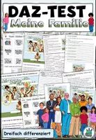 Vorschau - Arbeitsblätter - Materialpaket "Meine Familie" DaZ / DaF / Deutsch - Seite 1