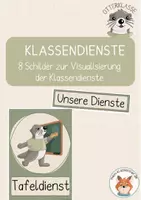 Vorschau - Poster - Otterklasse- Unsere Klassendienste - Deckblatt