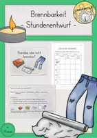 Vorschau - Stundenentwürfe - Brennbarkeit Stundenentwurf - Deckblatt