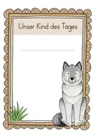 Vorschau - Poster - Classroom-Management: Kind bzw. Wolf des Tages (Klasse 1-4) - Seite 2