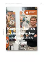 Vorschau - Unterrichtsreihen - Kommunikation in künstlerischen und medialen Welten - Seite 1