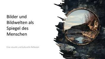 Vorschau - Präsentationen/Tafelbilder - Reflexion sozialer und kultureller Aspekte in Bildern - Präsentation - Deckblatt