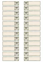 Vorschau - Mal- und Bastelvorlagen - Otterklasse- Klammerschild, Namensschild - Seite 1