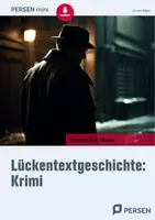 Vorschau - Arbeitsblätter - Lückentextgeschichte: Krimi / Kreatives Wortarten-Training für Schule und zu Hause - Deckblatt
