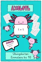 Vorschau - Arbeitsblätter - Axolotl Übungskarten 1 x 1 kleines Einmaleins - Deckblatt