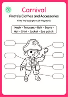 Vista previa - Hojas de trabajo - Carnival activities - Vocabulary and reading - página 2